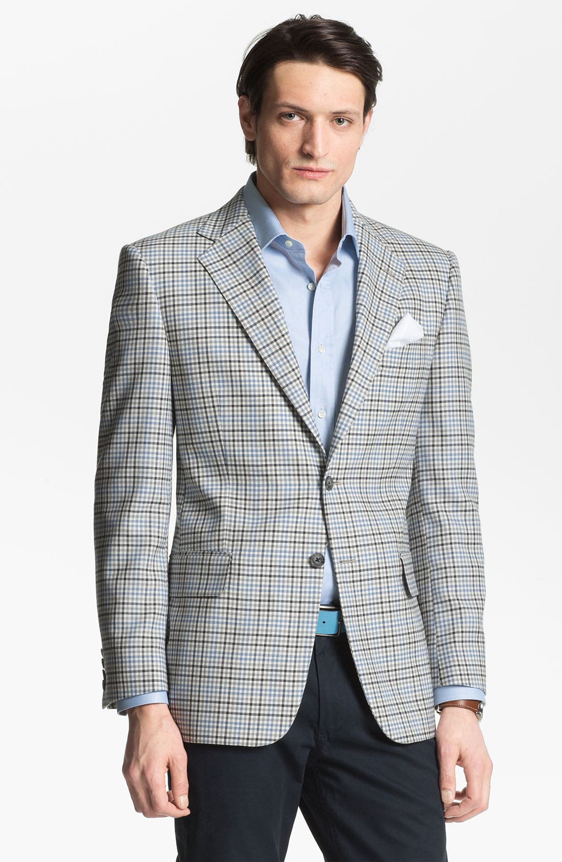 Joseph Abboud Signature Silver Check Sportcoat Nordstrom