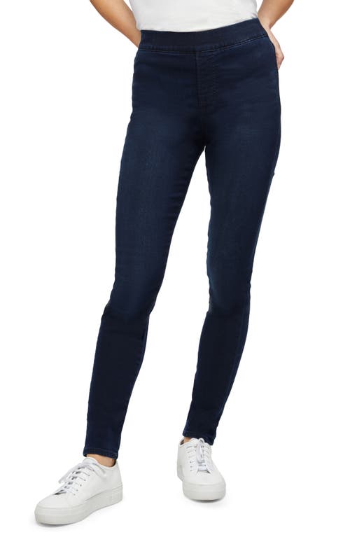 Pull-On Skinny Jeans in Classic Midnight Blue