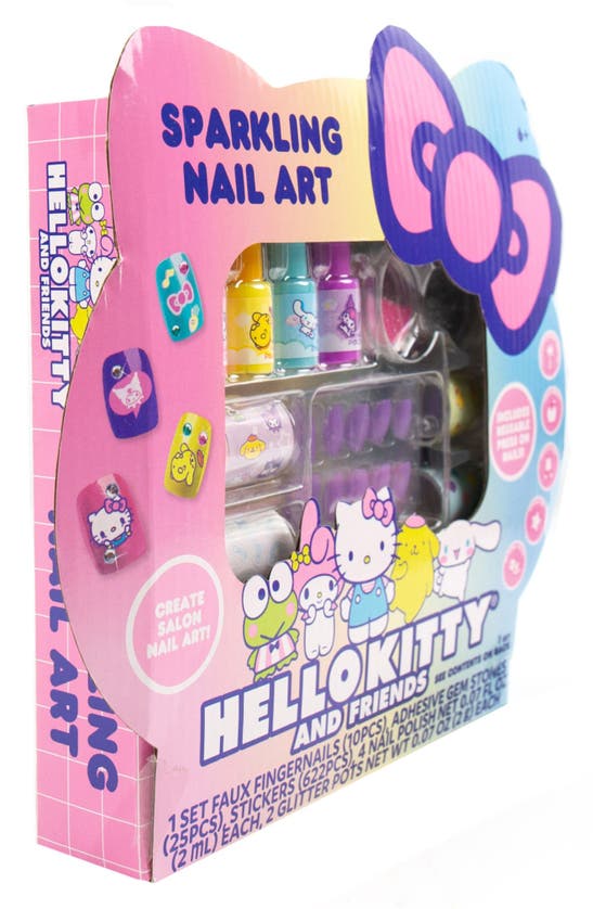 Shop Hello Kitty Helly Kitty® & Friends Sparkling Nail Art In Pink Multi