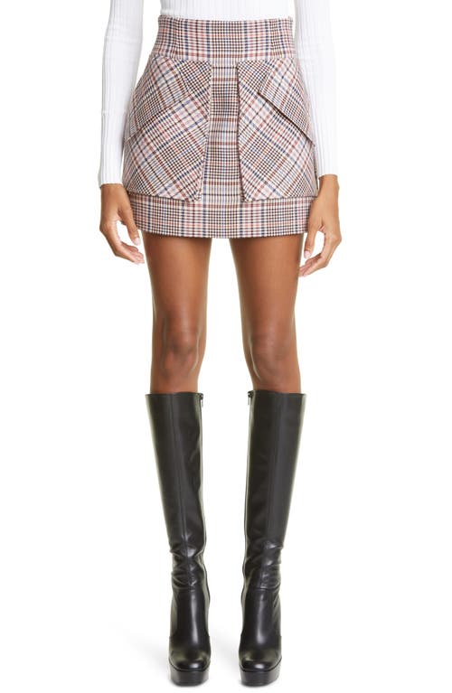 Aknvas Cherry Glen Plaid Miniskirt in Multi