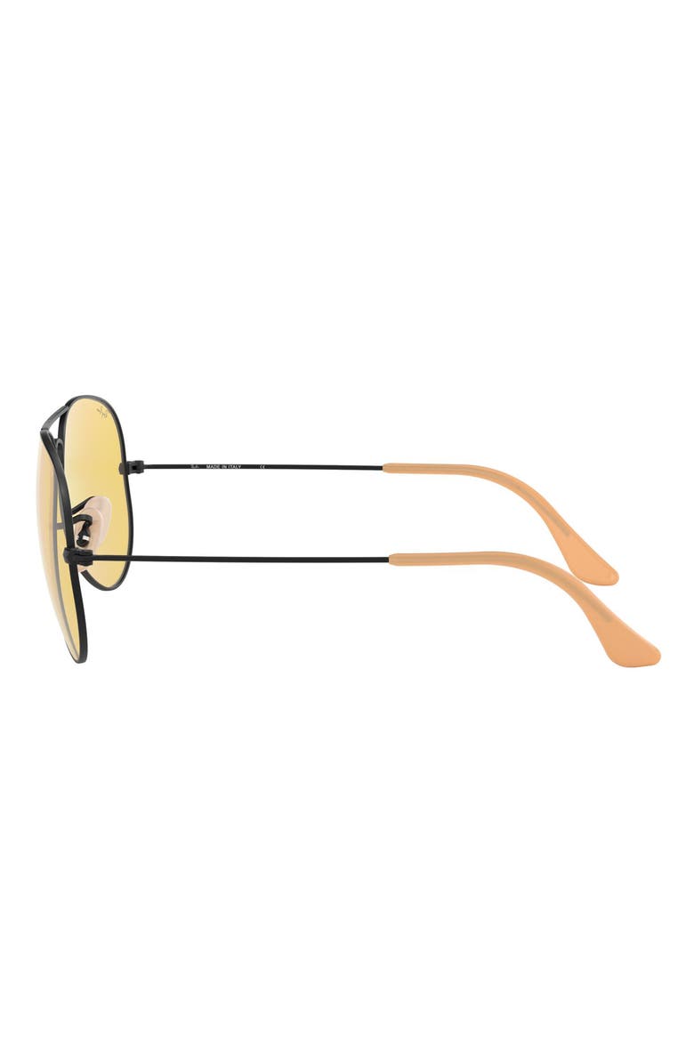 Ray-Ban 58mm Photochromic Aviator Sunglasses, Alternate, color, 
