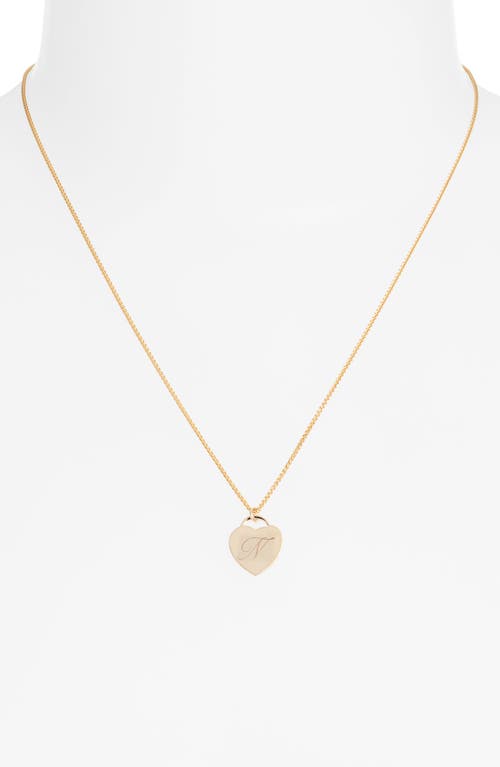 SET & STONES SET & STONES ALICE INITIAL HEART PENDANT NECKLACE