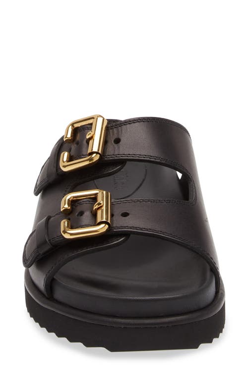 Shop Chloé Nil Slide Sandal In 001 Black