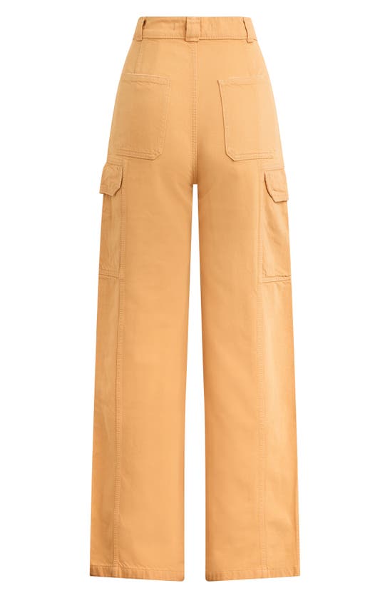 Shop Hudson Jeans High Waist Wide Leg Cargo Pants In Clay