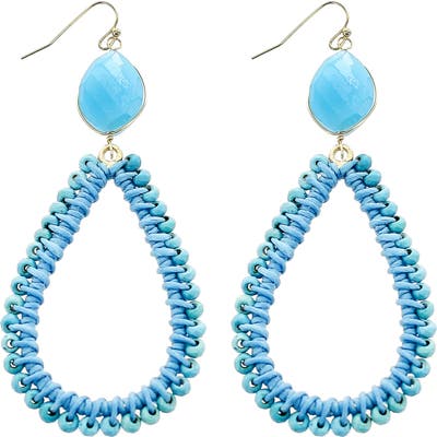 Panacea Beaded Teardrop Earrings