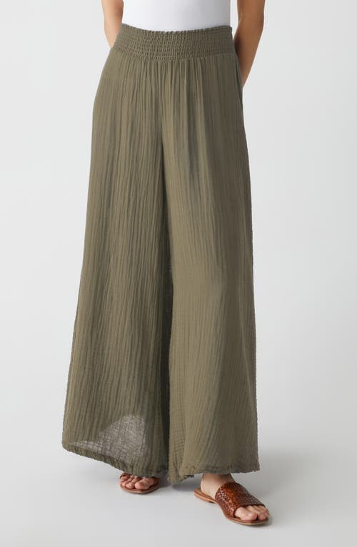 Michael Stars Simba Smocked Waist Wide Leg Pants at Nordstrom,