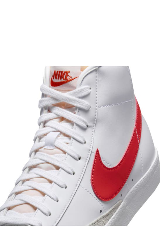 Shop Nike Blazer Mid '77 Vintage Sneaker In White/ Picante Red