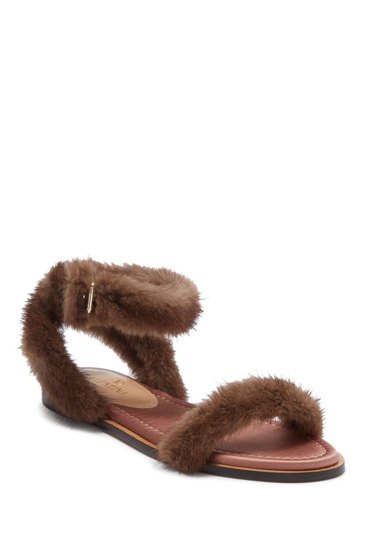 valentino mink sandals