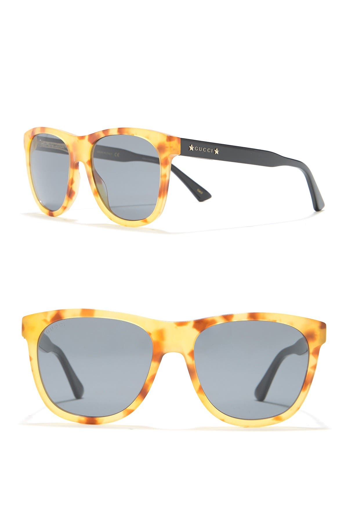 gucci shiny light havana sunglasses