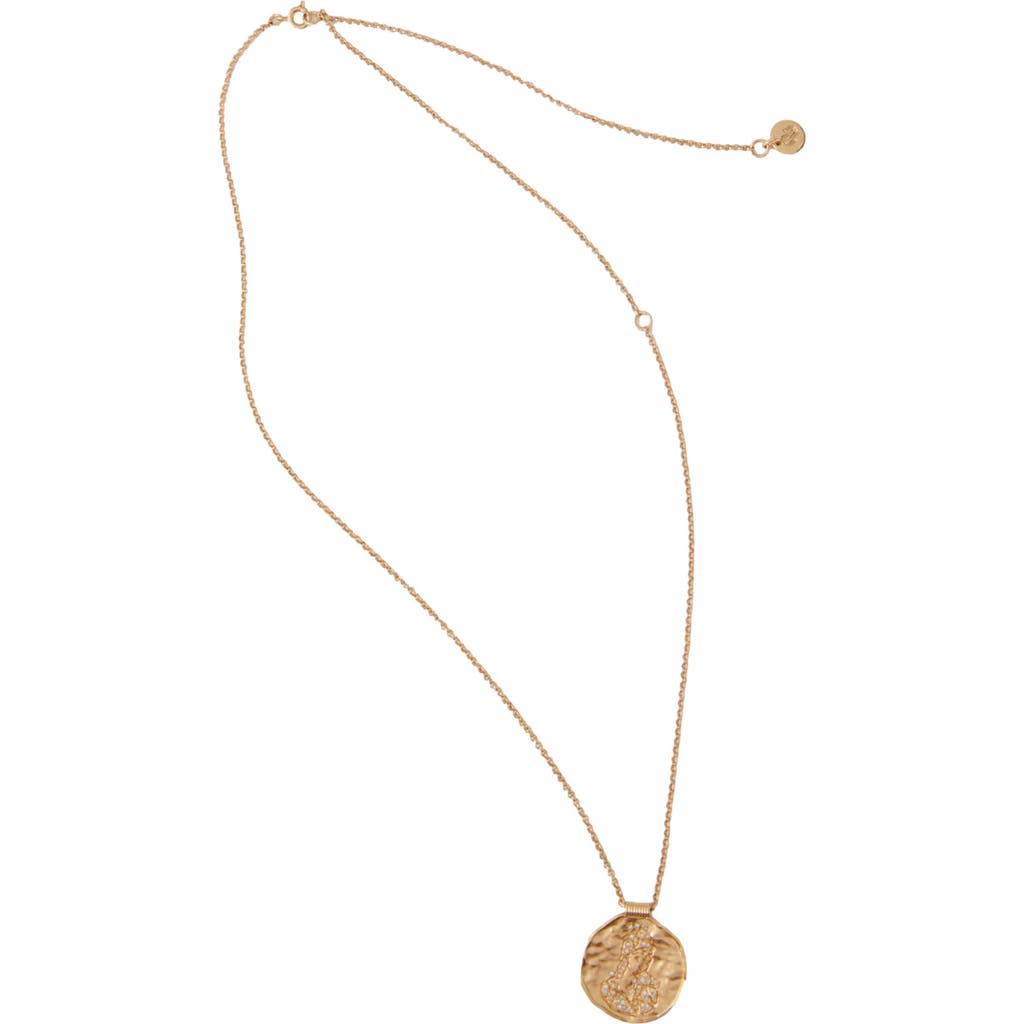Shop Maje Zodiac Medal In Virgo