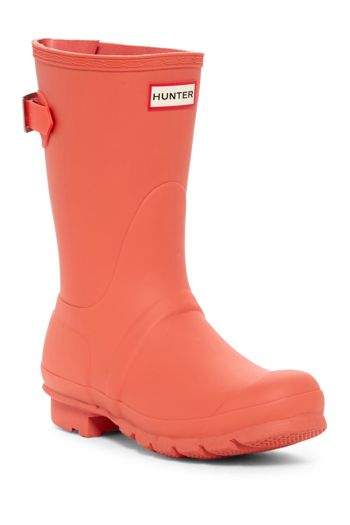 hunter original short back adjustable waterproof rain boot