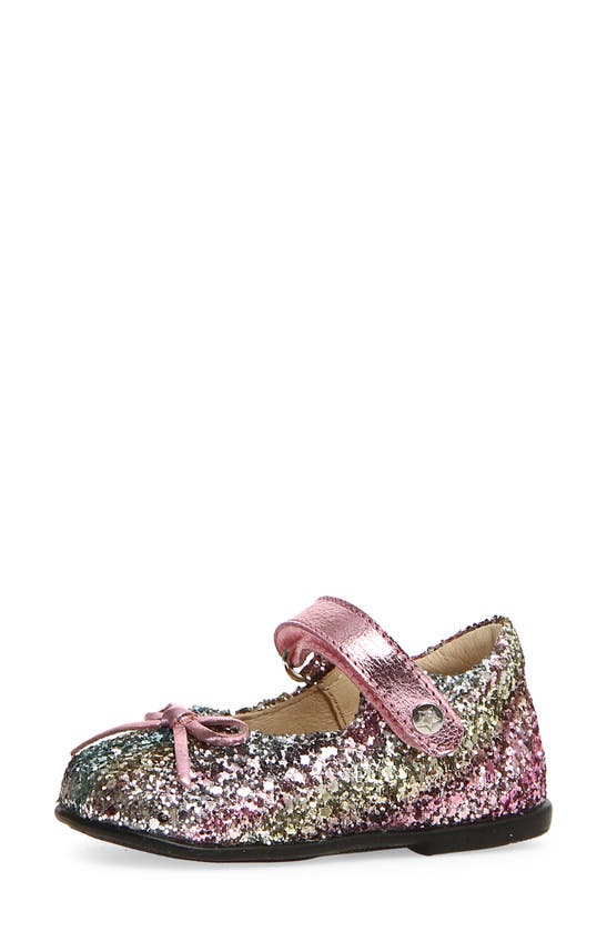 Shop Naturino Glitter Mary Jane In Multicolor