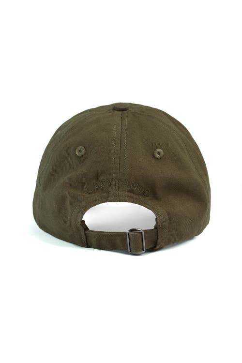 Shop Lazypants Lazy Twill Bucket Hat In Khaki Green