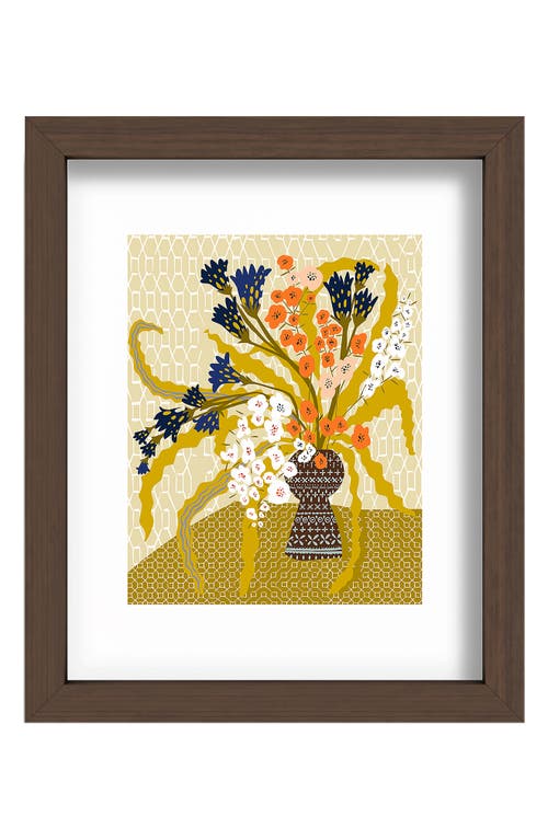 Deny Designs Matisse Flower Framed Art Print in Multi at Nordstrom