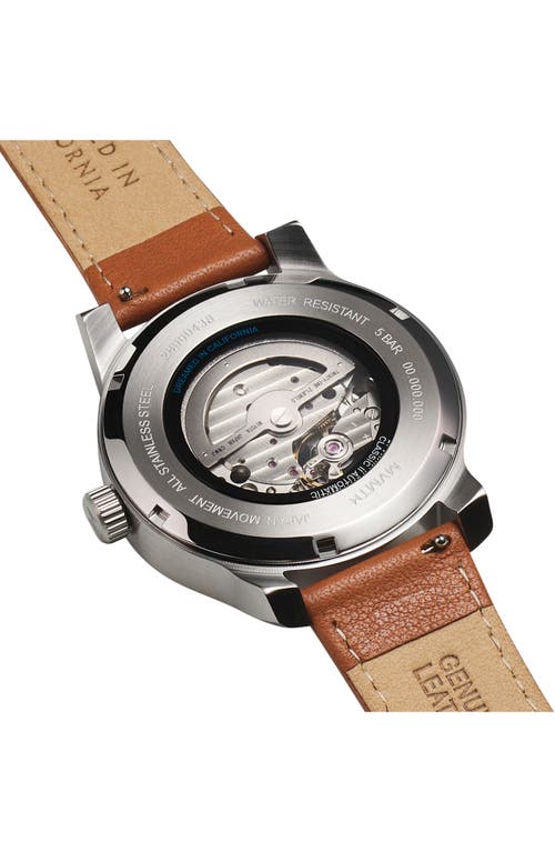 Shop Mvmt Classic Ii Automatic Leather Strap Watch, 42mm In Brown