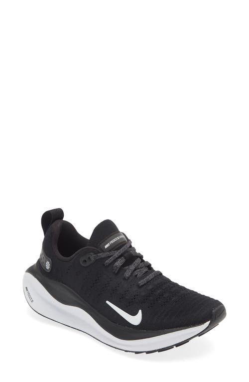 Shop Nike Infinityrn 4 Running Shoe In Black/white-dk Grey