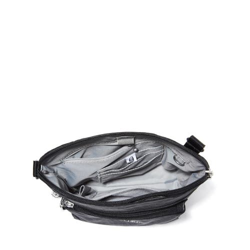 Baggallini Modern Pocket Crossbody Bag In Black Cheetah Emboss