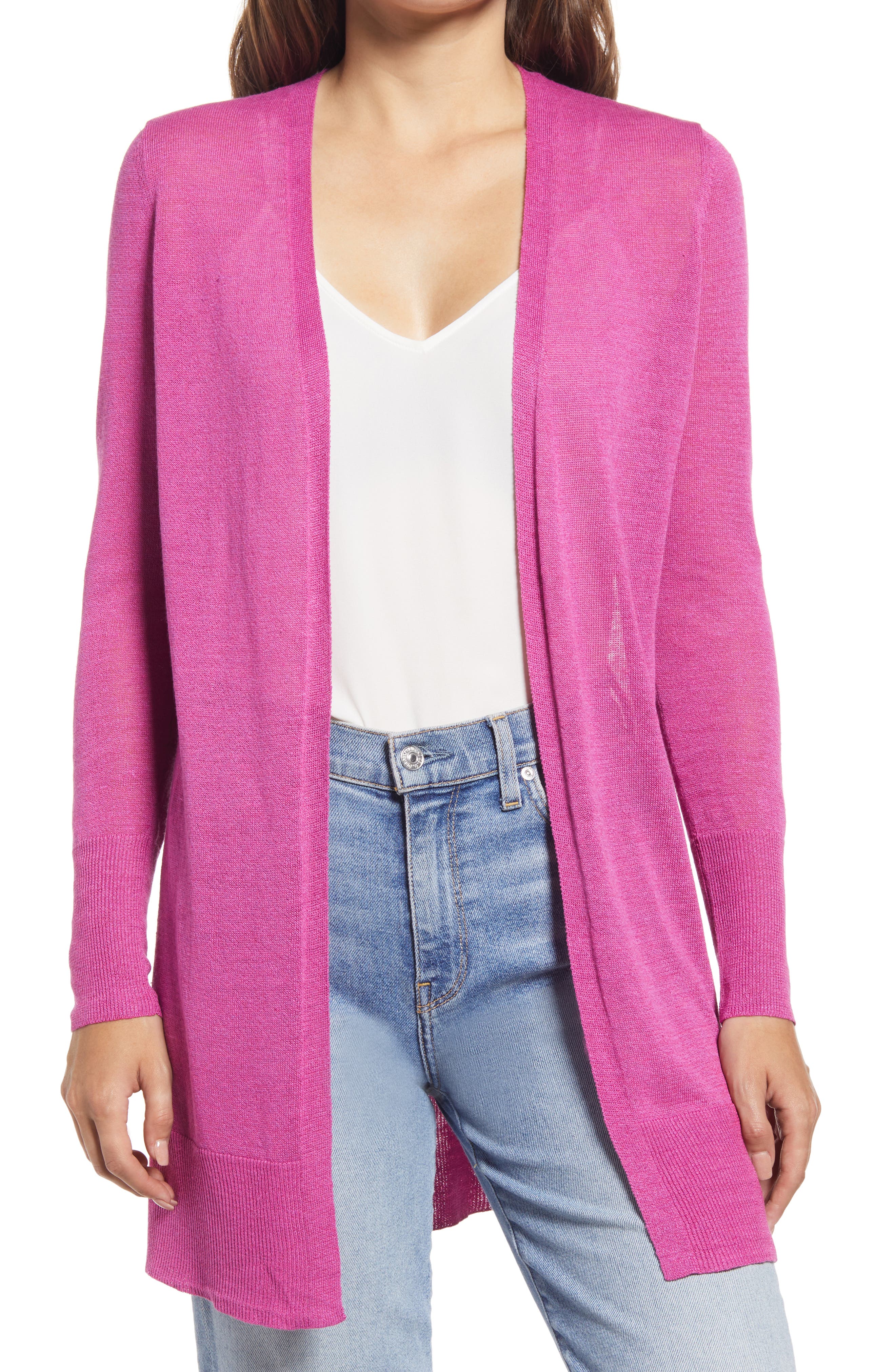 purple sweater jacket