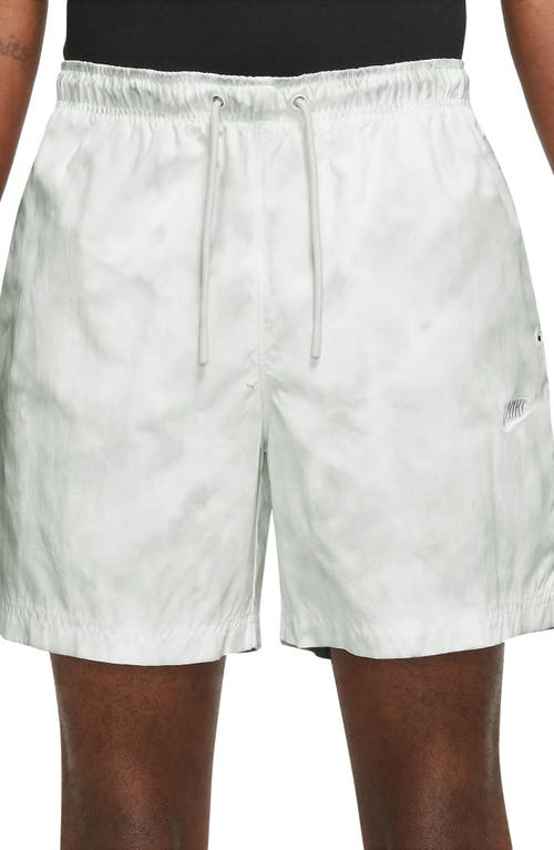 Nike Sportswear Tech Pack Nylon Shorts In Light Silver/white