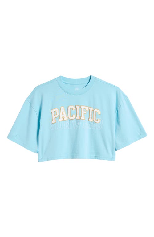 Shop Pacsun Arch Super Crop Graphic T-shirt In Petit Four