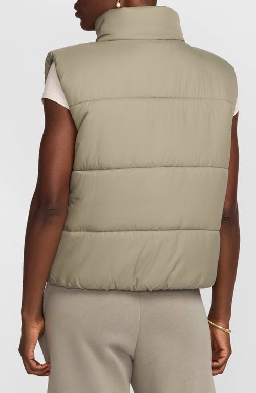 Shop Nike Sportswear Therma-fit Classic Puffer Vest In Light Army/white