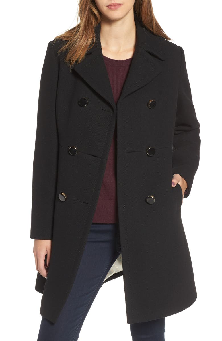kate spade new york double breasted coat | Nordstrom