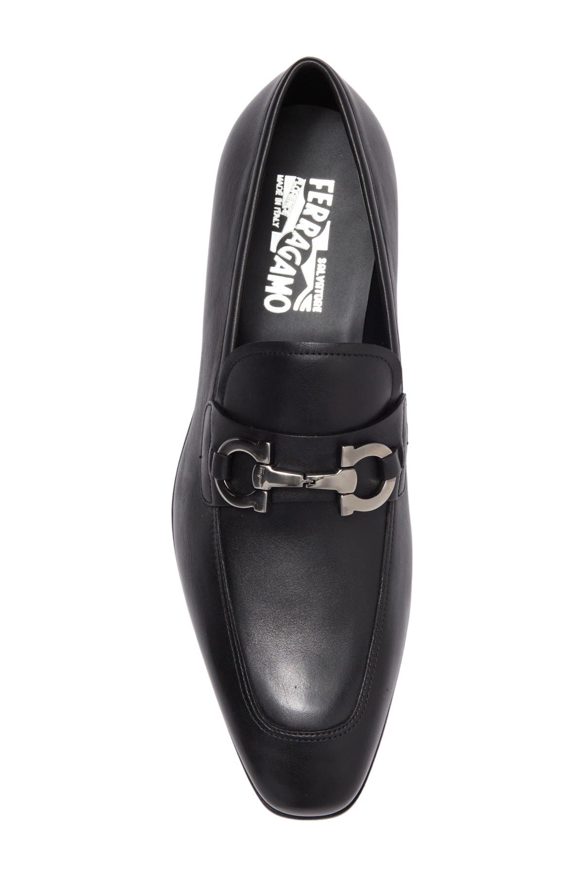 salvatore ferragamo boy leather loafer