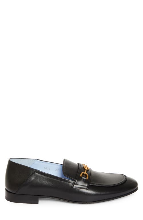 Shop Versace Medusa '95 Bit Loafer In Black- Gold