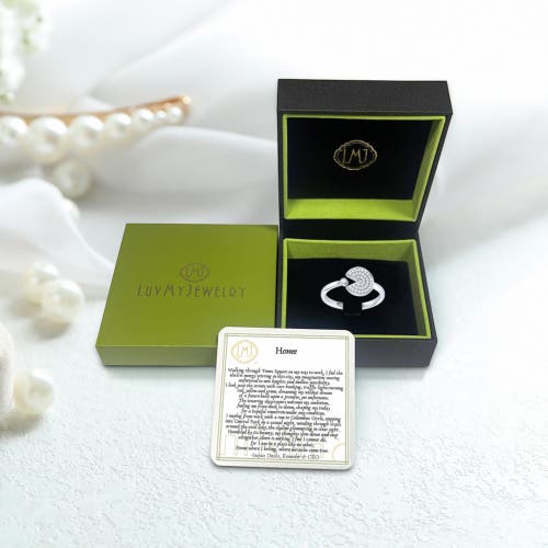 Luvmyjewelry Pac Man Candy Sterling Silver Diamond Open Ring In Silver