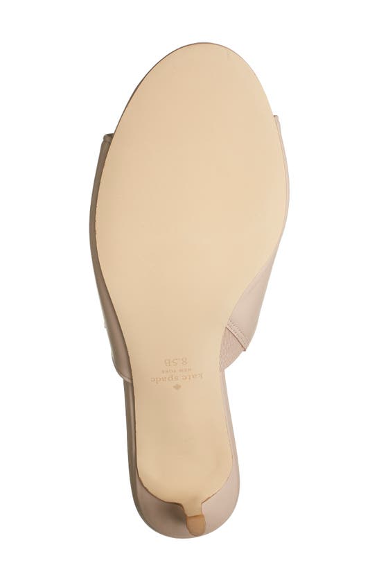 Shop Kate Spade New York Stassi Bow Mule In Pale Vellum