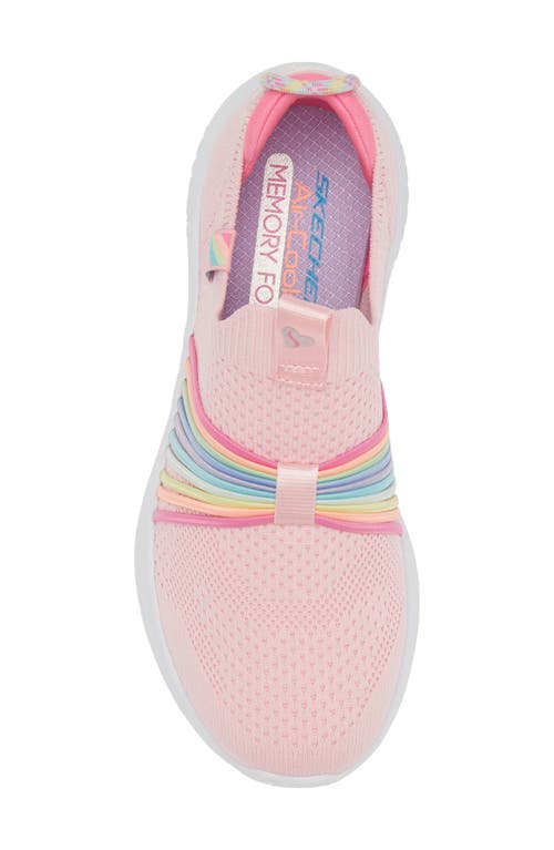 Shop Skechers Ultra Flex 3.0 Slip-on Sneaker In Pink/multi