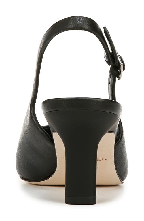 Vince Devi Smooth Leather Slingback Pumps In Black