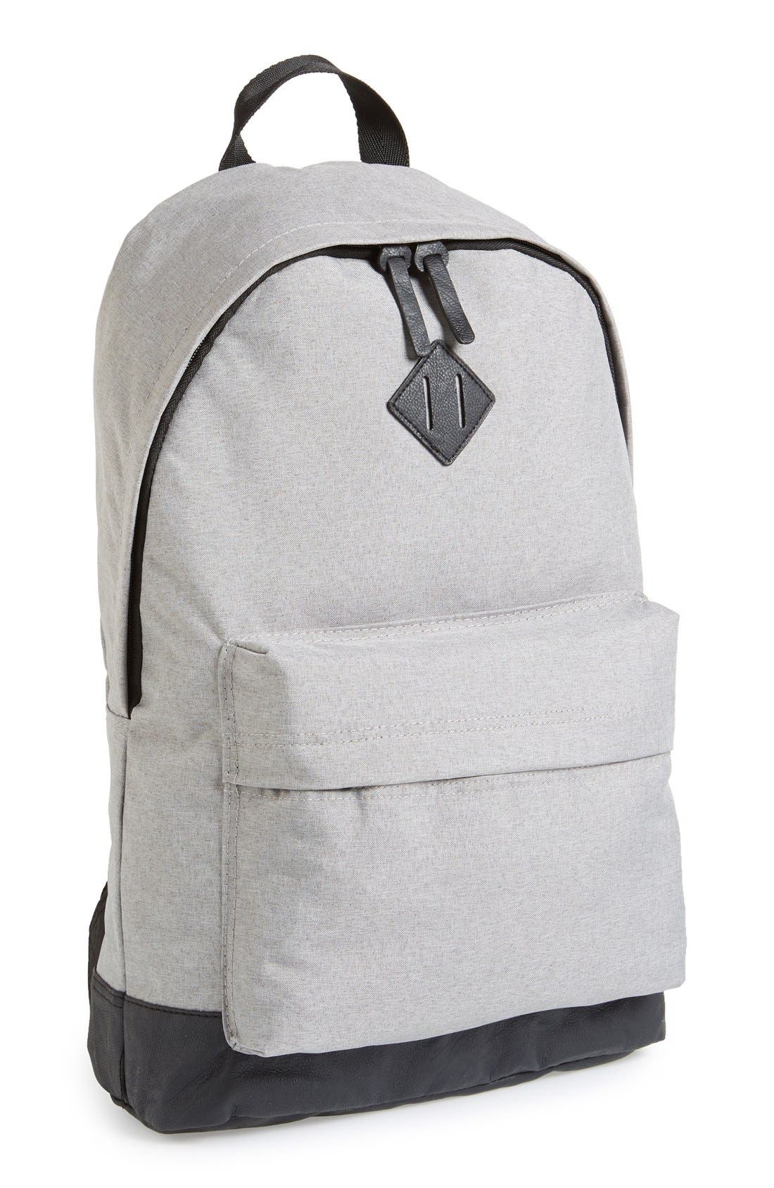 Topman Grey Mélange Backpack Nordstrom
