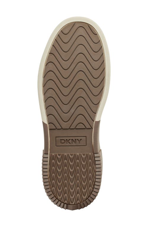 Shop Dkny Bradley Platform Sneaker In Hemp/white