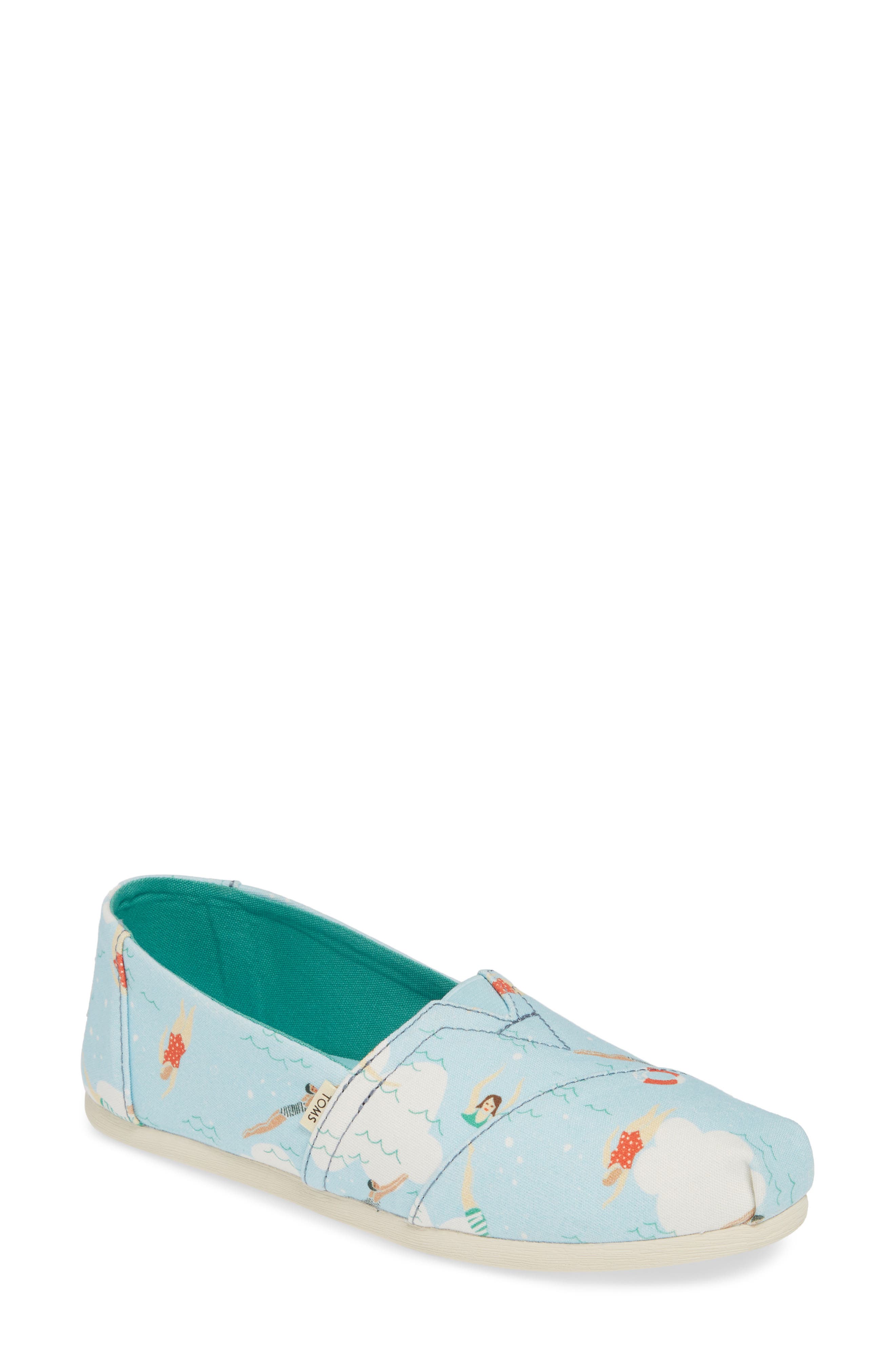 Toms Classic Canvas Slip-On, Blue