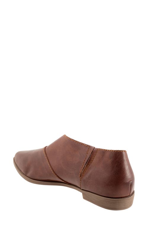 Bueno Blake Half D'orsay Pointed Toe Flat In Rust