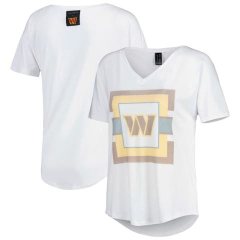 47 Brand Women's White, Black Milwaukee Brewers Inner Glow Dolly Cropped  V-Neck T-shirt