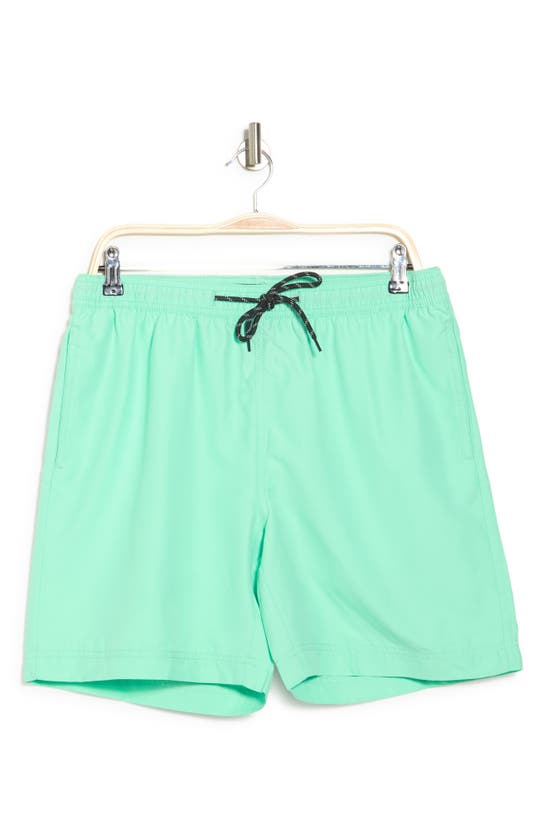 Nordstrom Rack Recycled 7" Swim Trunks In Green Apple