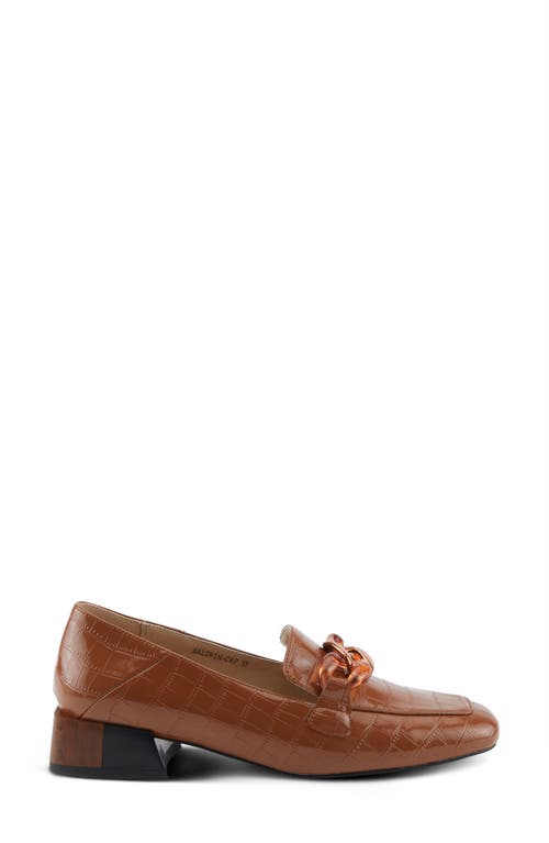 Shop Azura By Spring Step Baldwin Loafer Pump In Camel Patent