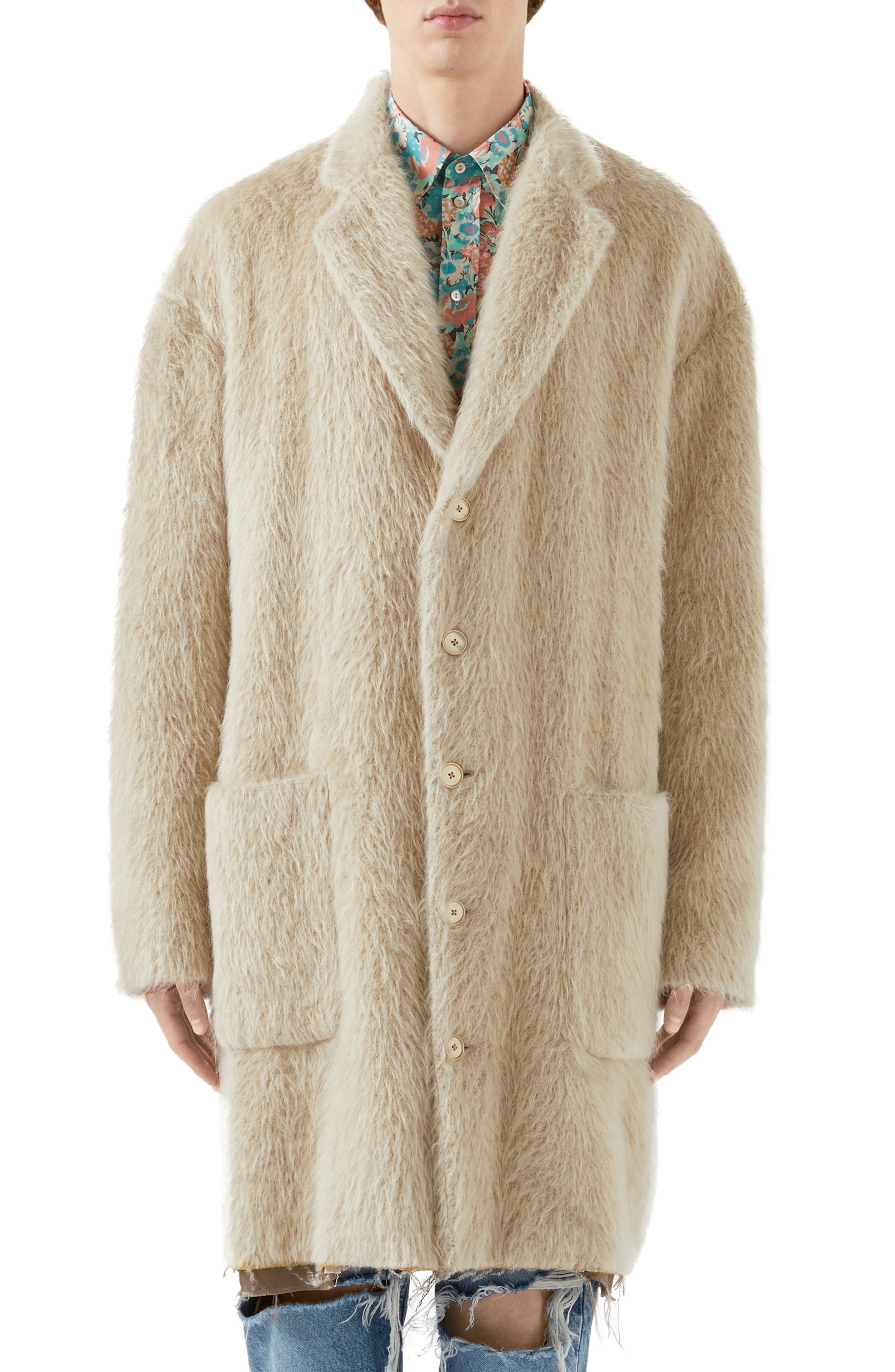 gucci fur jacket mens