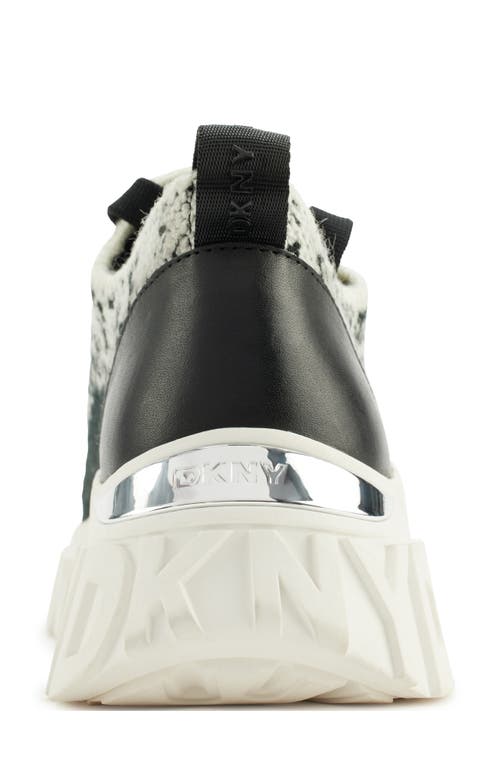 Dkny Laith K44 Platform Sneaker In Black