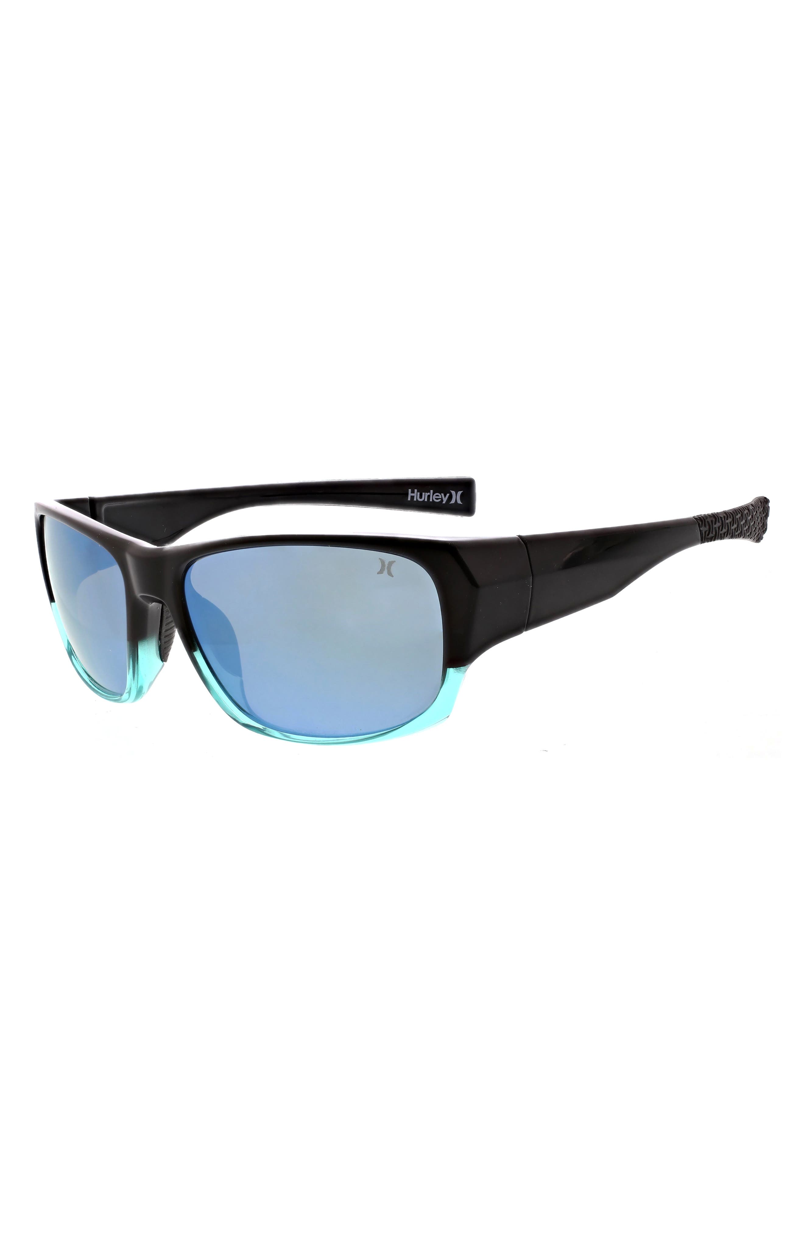 Hurley Beveled 59mm Polarized Sunglasses Nordstromrack