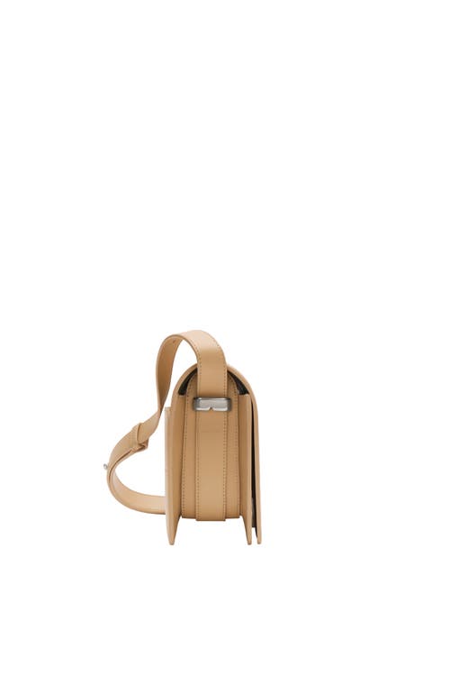 Shop Burberry Snip Bag In Sand