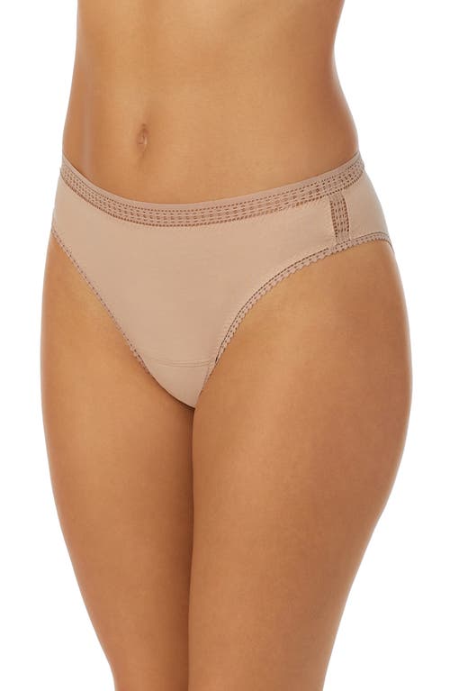 Cabana Cotton Leakproof High Cut Briefs in Champagne