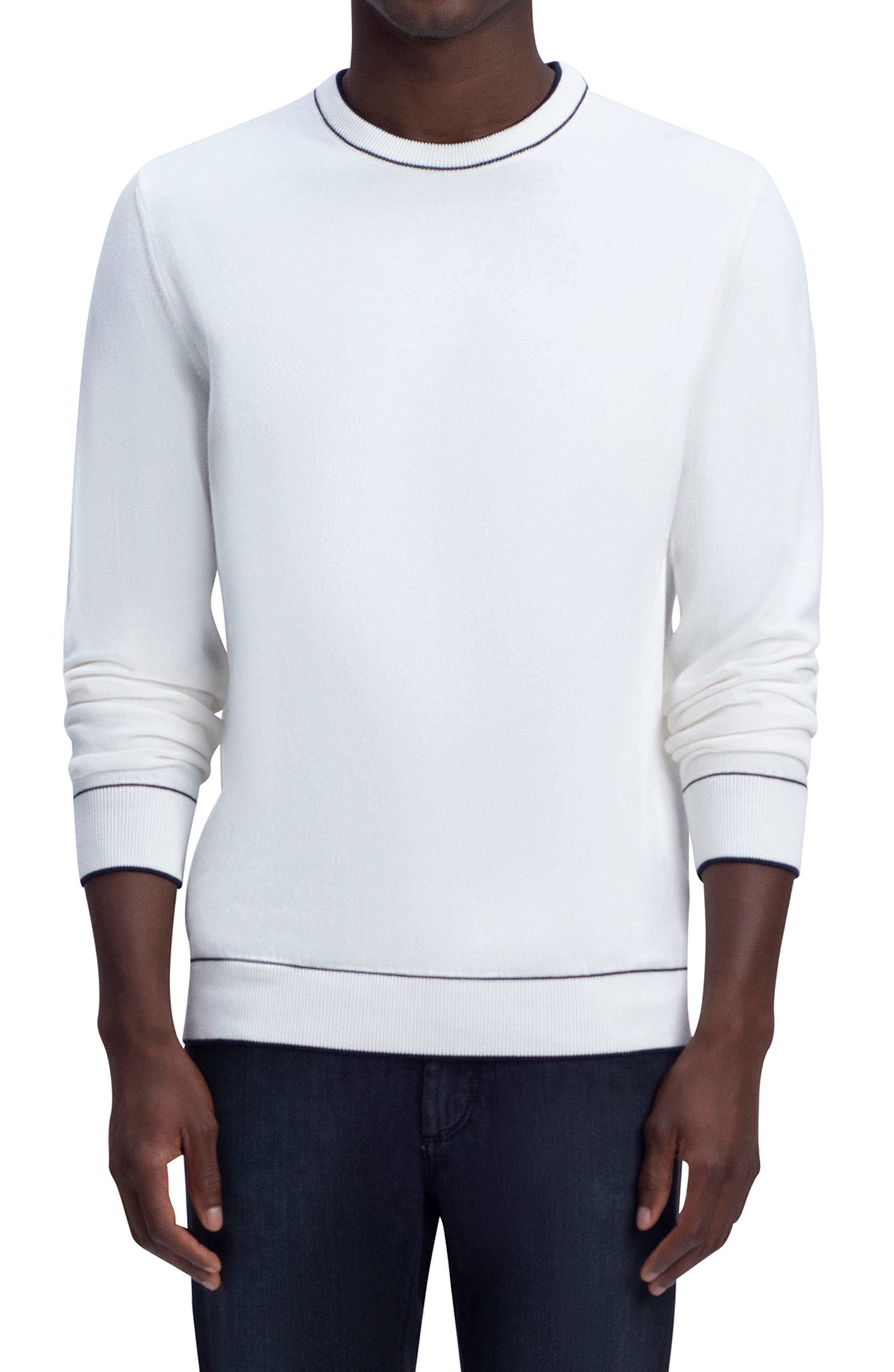 plain white crewneck