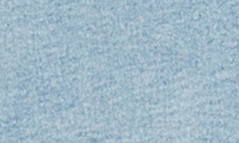 Buxom Couture Puff Sleeve Tie Belt Denim Shirtdress In Denim Blue