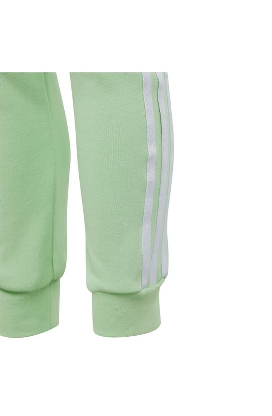 Shop Adidas Originals Kids' 3-stripes Joggers In Semi Green Spark
