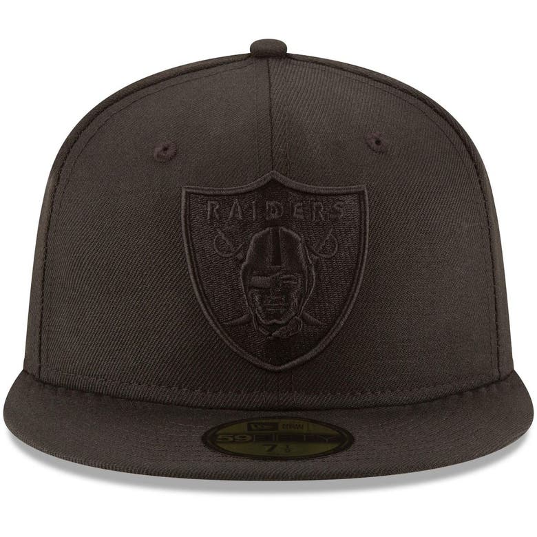 New Era Las Vegas Raiders 59Fifty Fitted Hat Black/Black - FW21