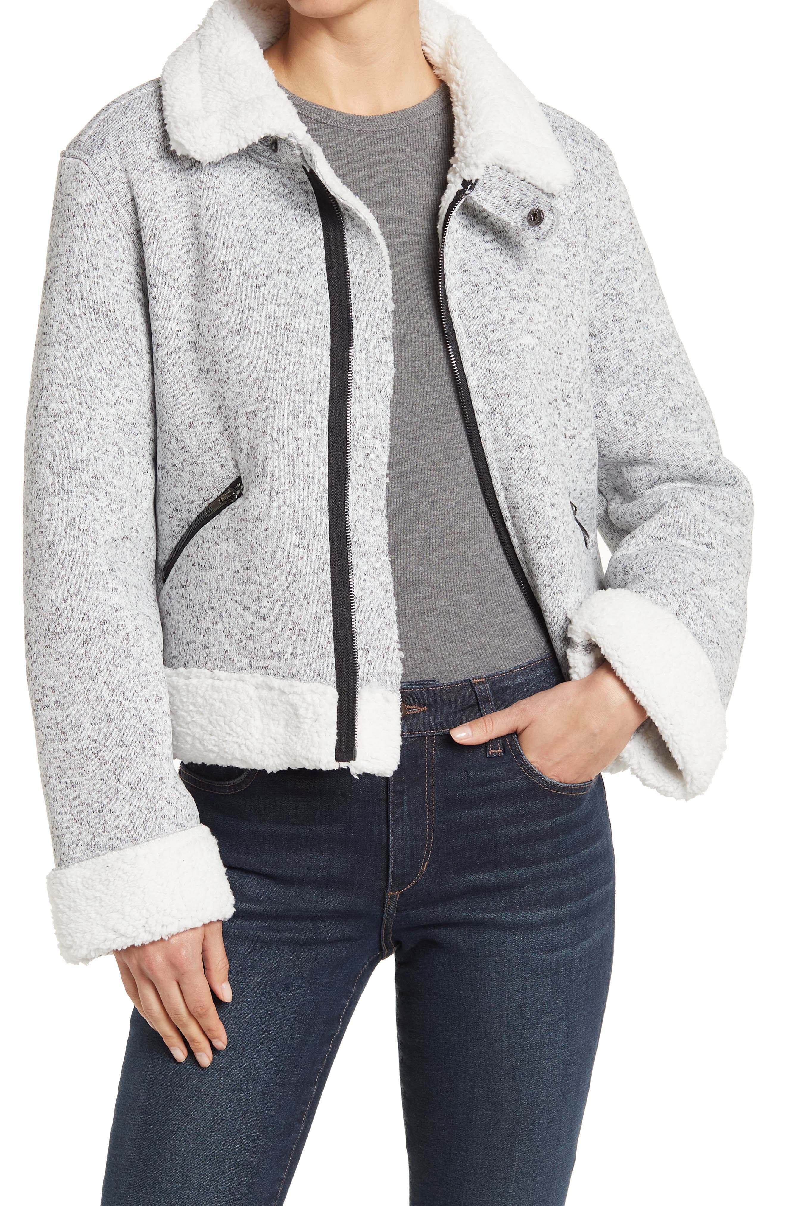 shearling coat nordstrom rack