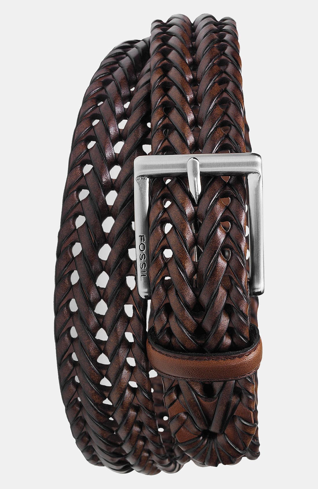 UPC 762346098355 product image for Men's Fossil 'Myles' Belt, Size 36 - Cognac | upcitemdb.com